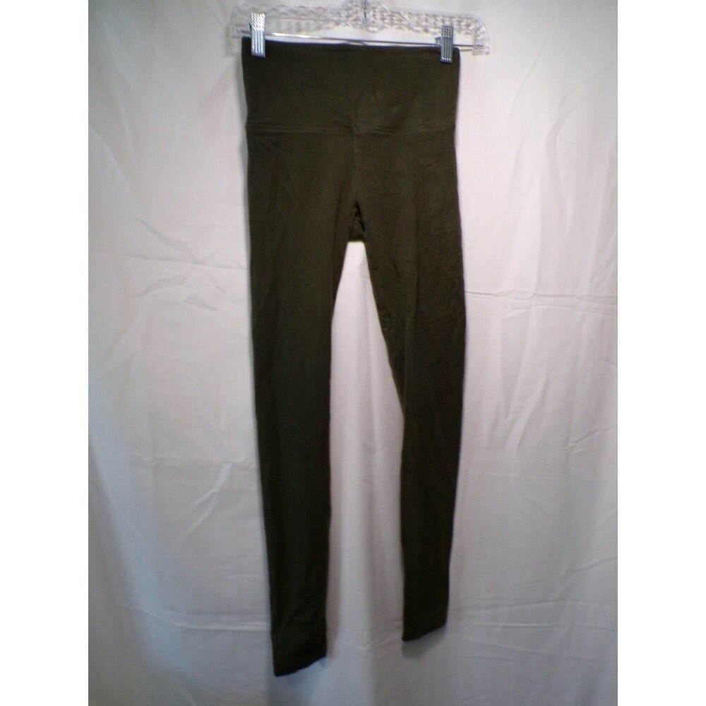 PINK Victoria's Secret Women's Olive Green High Rise Leggings XS